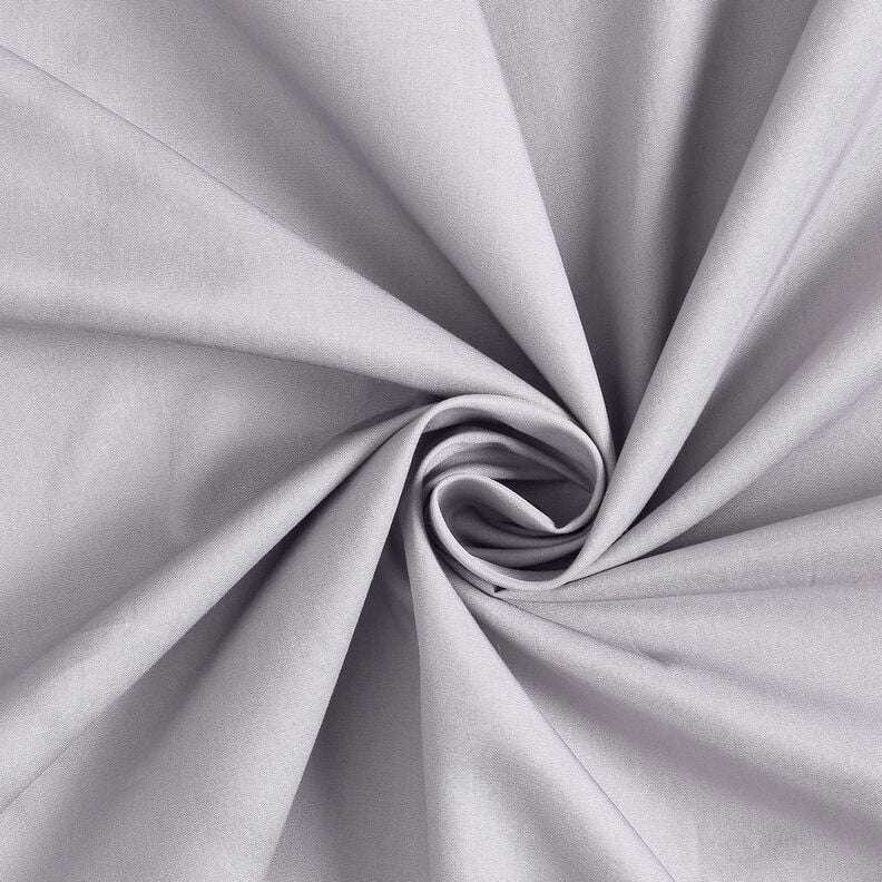 GOTS Bomullspoplin | Tula &ndash; ljusgr&aring;,  image number 1