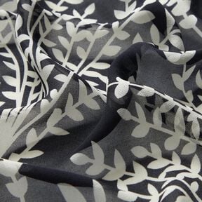 Chiffong stora grenar &ndash; svart/vit, 