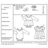 Babyklänning | Body, Burda 9347 | 62 - 92,  thumbnail number 8