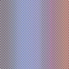 GOTS Bomullspoplin Schackrutigt färggradient | TCC x LOOKS by Wolfgang Joop – indigo/burgunder, 