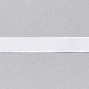 Satinband [15 mm] – vit, 