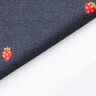Bomullsjersey jordgubbar med jeanslook Digitaltryck – blågrått/eldröd,  thumbnail number 4