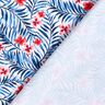 Baddräktstyg Blommor och palmblad – vit/indigo,  thumbnail number 4