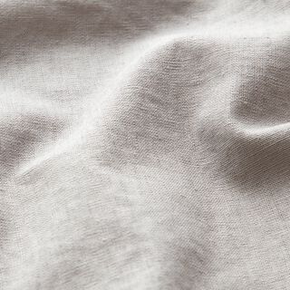 blandning av tvättad linne-bomull – ljusgrått | Stuvbit 90cm, 