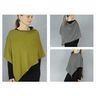 FRAU PENNY Asymmetrisk vändbar poncho | Studio Schnittreif | Onesize,  thumbnail number 2
