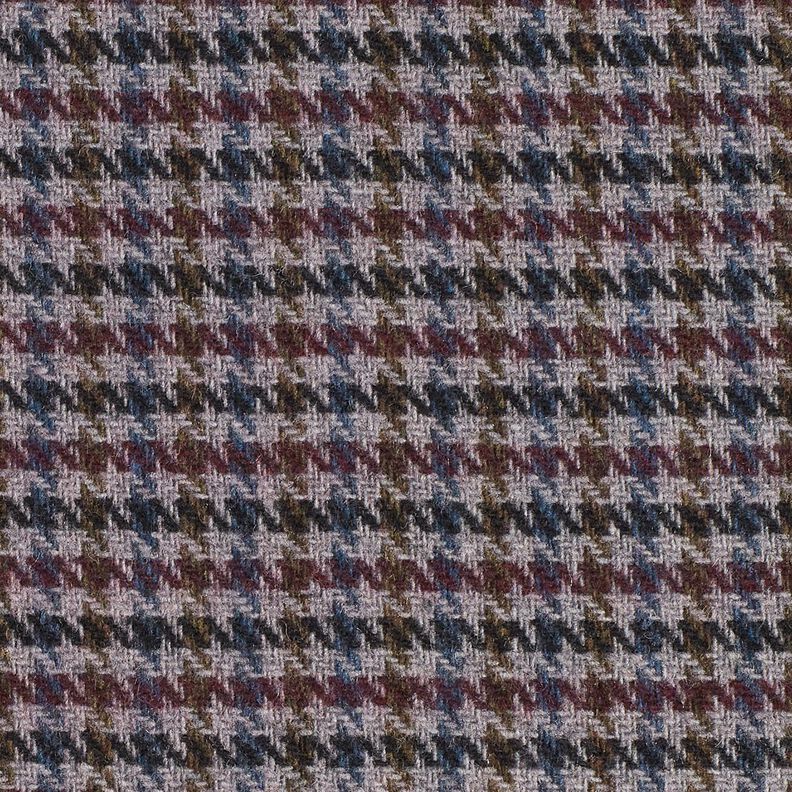 Rocktyg Woll-Mix liten hundtandsformad – merlot/silver, image number 1