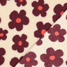 Teddyplysch Blommor | Poppy Fabrics – cashew/bordeauxrött,  thumbnail number 5
