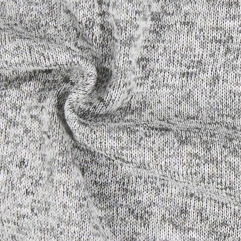 Stickad fleece – ljusgrått,  image number 2