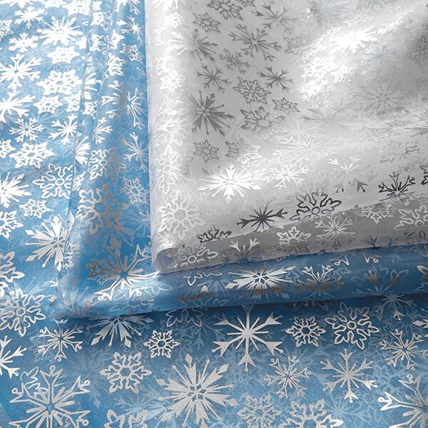 Organza Snöflingor – ljusblått,  image number 6