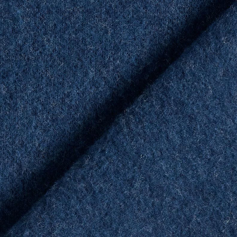 Ullfleece ren nyull Enfärgat – marinblå,  image number 3