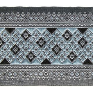Jacquardbård Ikat – grått, 