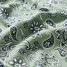 Bomullsjersey Paisley – vass/vit,  thumbnail number 2