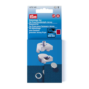 Monteringsset Tryckknappar Jersey [Ø 8 + 10 mm] | Prym – silvermetallic, 