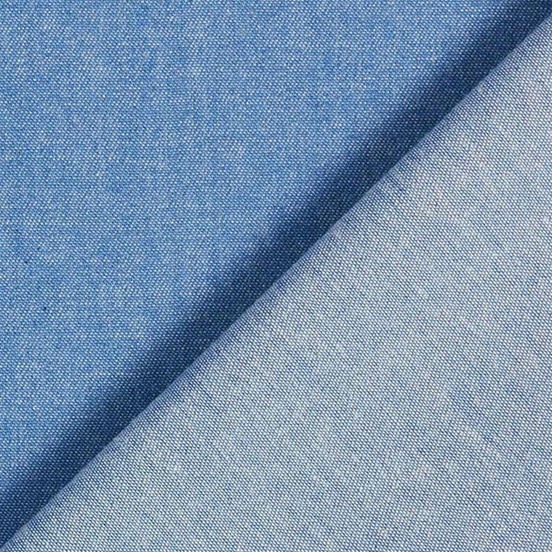 Bomullschambray jeanslook – blå,  image number 3