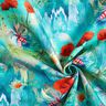 Väskor Panel Canvas färgglada vallmoblommor – svartblå/eldröd,  thumbnail number 5