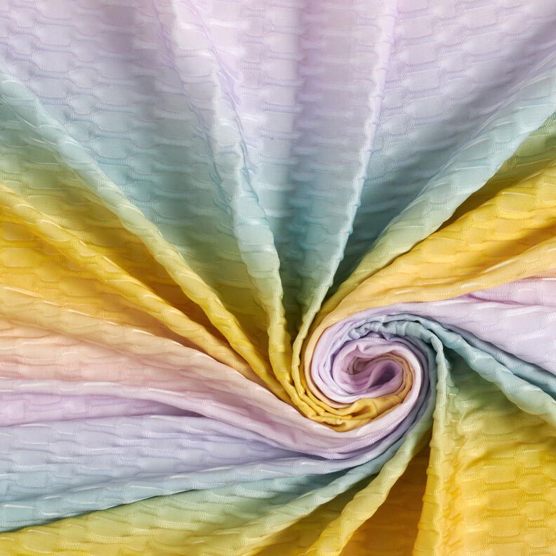 sportjersey struktur färggradient – pastellviolett/apricot,  image number 3
