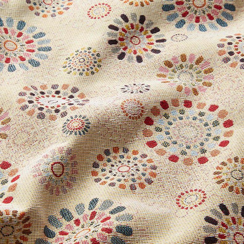 Dekorationstyg Gobeläng mandalor – ljusbeige/rosa,  image number 2