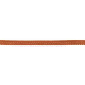 Elastistiskt infattningsband Spets [12 mm] – terracotta, 