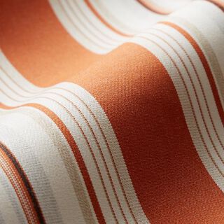 Markistyg melerade ränder – terracotta/grått, 