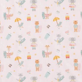 Ekologisk bomullspoplin surfdjur – rose,  Ekologisk bomullspoplin surfdjur – rose,