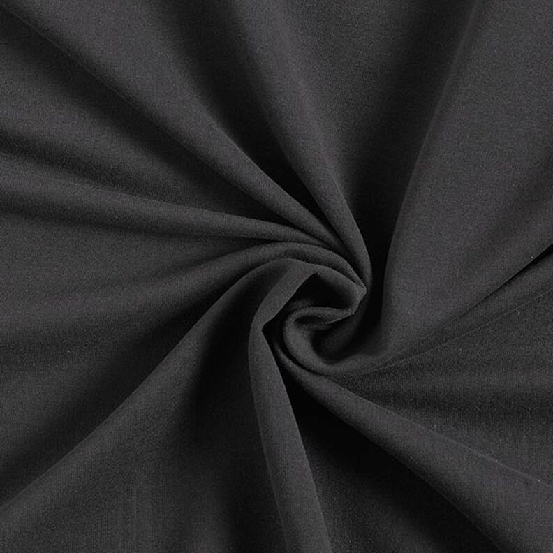 L&auml;tt french terry enf&auml;rgad &ndash; svart,  image number 1