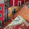 Dekorationstyg Gobeläng färgglad liten stad – kaminrött/blå,  thumbnail number 4