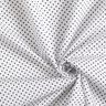 Bomullspoplin mini-polkaprickar – vit/svart,  thumbnail number 3