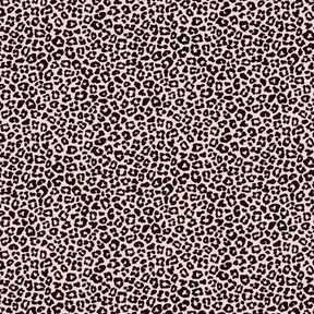 Bomullsjersey mini-leo-tryck – ljusrosa/svart, 