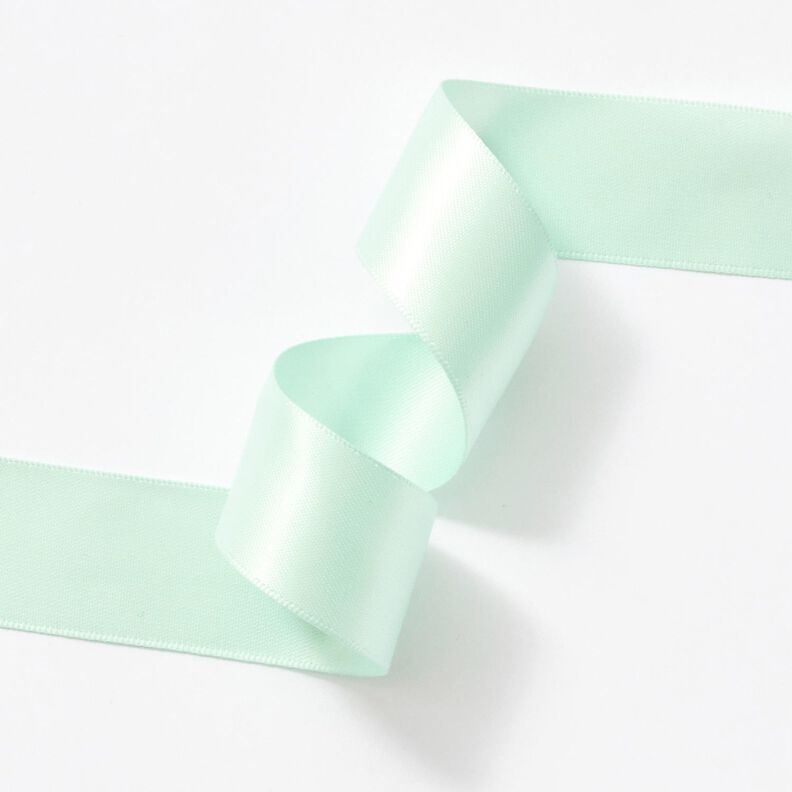 Satinband [25 mm] – ljus mint,  image number 3