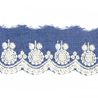 Festong Jeansbroderi (40 mm) 2 – jeansblå, 