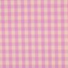 Bomullspoplin Check | Poppy Fabrics – ljusrosa/pastellviolett,  thumbnail number 1