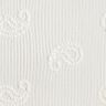 Ribbstickat Effekt-paisley – elfenbensvit,  thumbnail number 1