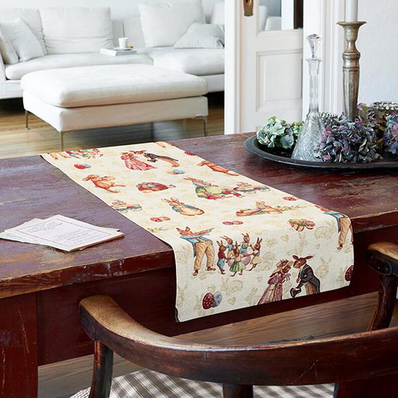 Jacquard Gobeläng Påskhare-familj,  image number 7