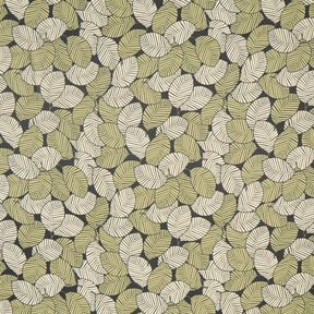 Chiffong palmblad – svart/cashew, 