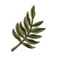 tygmärke palmblad [ 10,1 x 5,7 cm ] | Prym – grön,  thumbnail number 1