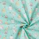 Poplin söta ugglor  – aquablått,  thumbnail number 3