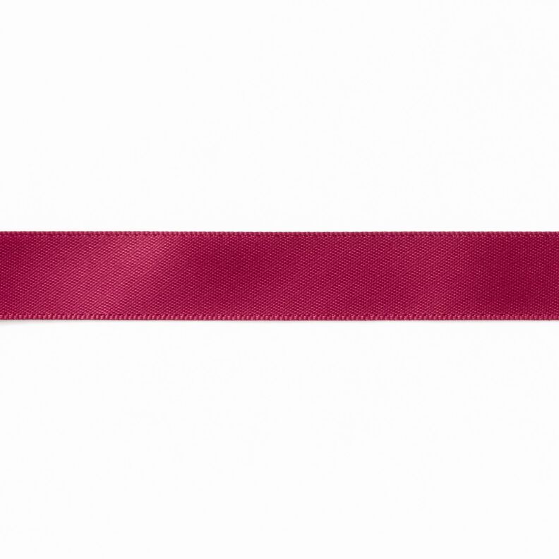 Satinband [15 mm] – bordeauxrött,  image number 1
