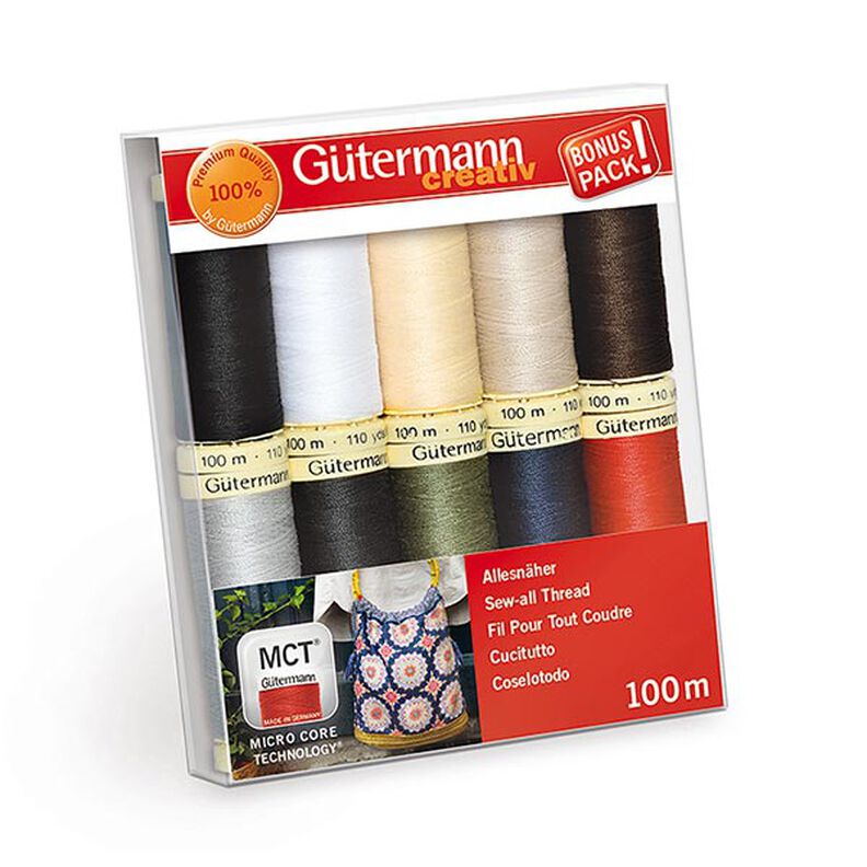 Trådset Alla Tygers Tråd - basic - | BONUS PACK! | Gütermann creativ,  image number 1