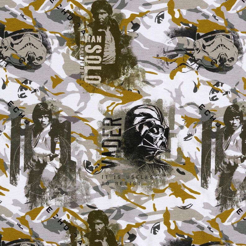 Bomullsjersey kamouflage | Star Wars – yllevit,  image number 1