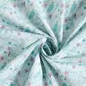 Bomullspoplin paisley-blommor Digitaltryck – isblå,  thumbnail number 3