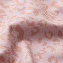 bomullsjersey leopardtryck – ljus gammelrosa, 