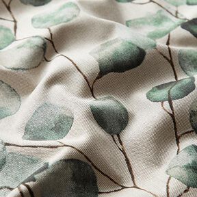 Dekorationstyg Halvpanama Eukalyptus – natur/mint, 