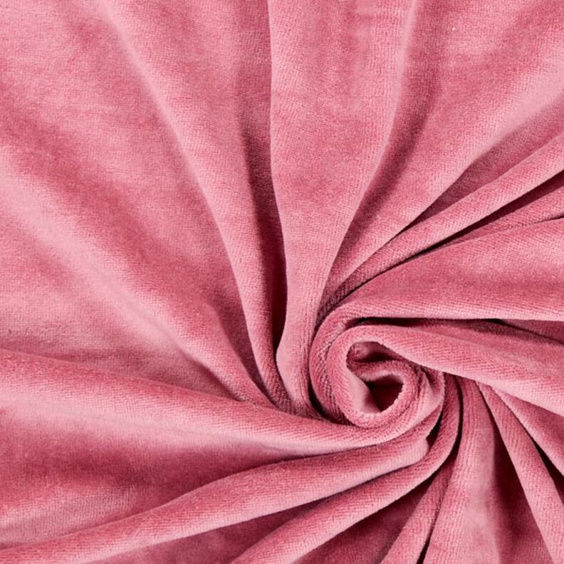 Plyschtyg uni – gammalt rosa,  image number 1