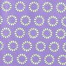 Behandlad bomull Färgglada cirklar – lavender/majgrön,  thumbnail number 1
