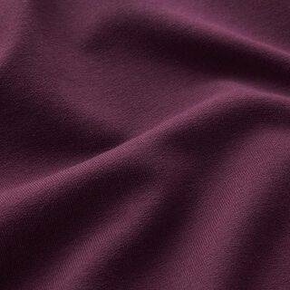 GOTS French Terry Sommarsweat | Tula – aubergine, 