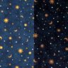 Dekorationstyg Glow in the dark natthimmel – guld/marinblått,  thumbnail number 1