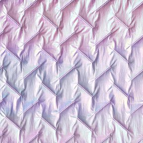 Quiltat tyg Diagonalt skimrande mönster – pastellfläder, 