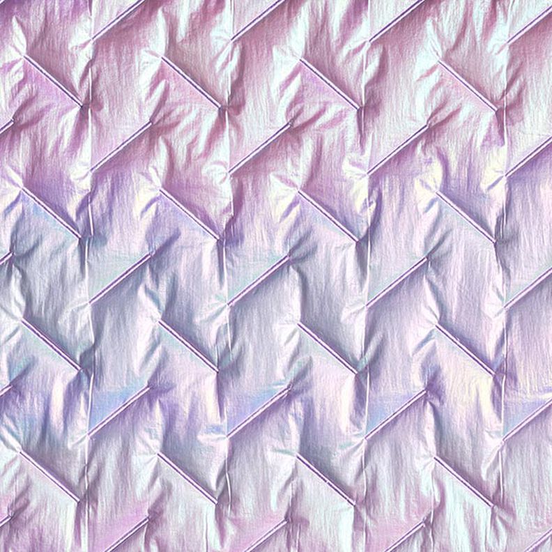 Quiltat tyg Diagonalt skimrande mönster – pastellfläder,  image number 1