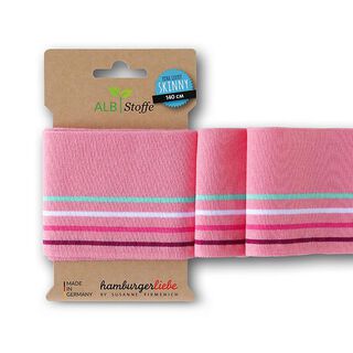 GOTS Ekologiska stickade muddar CUFF ME SKINNY [140 cm | 7,5 cm] | Albstoffe | Hamburger Liebe, 