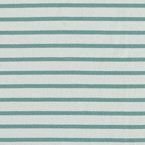 bomullsjersey smala och breda r&auml;nder &ndash; ljus mint/pepparmynta, 